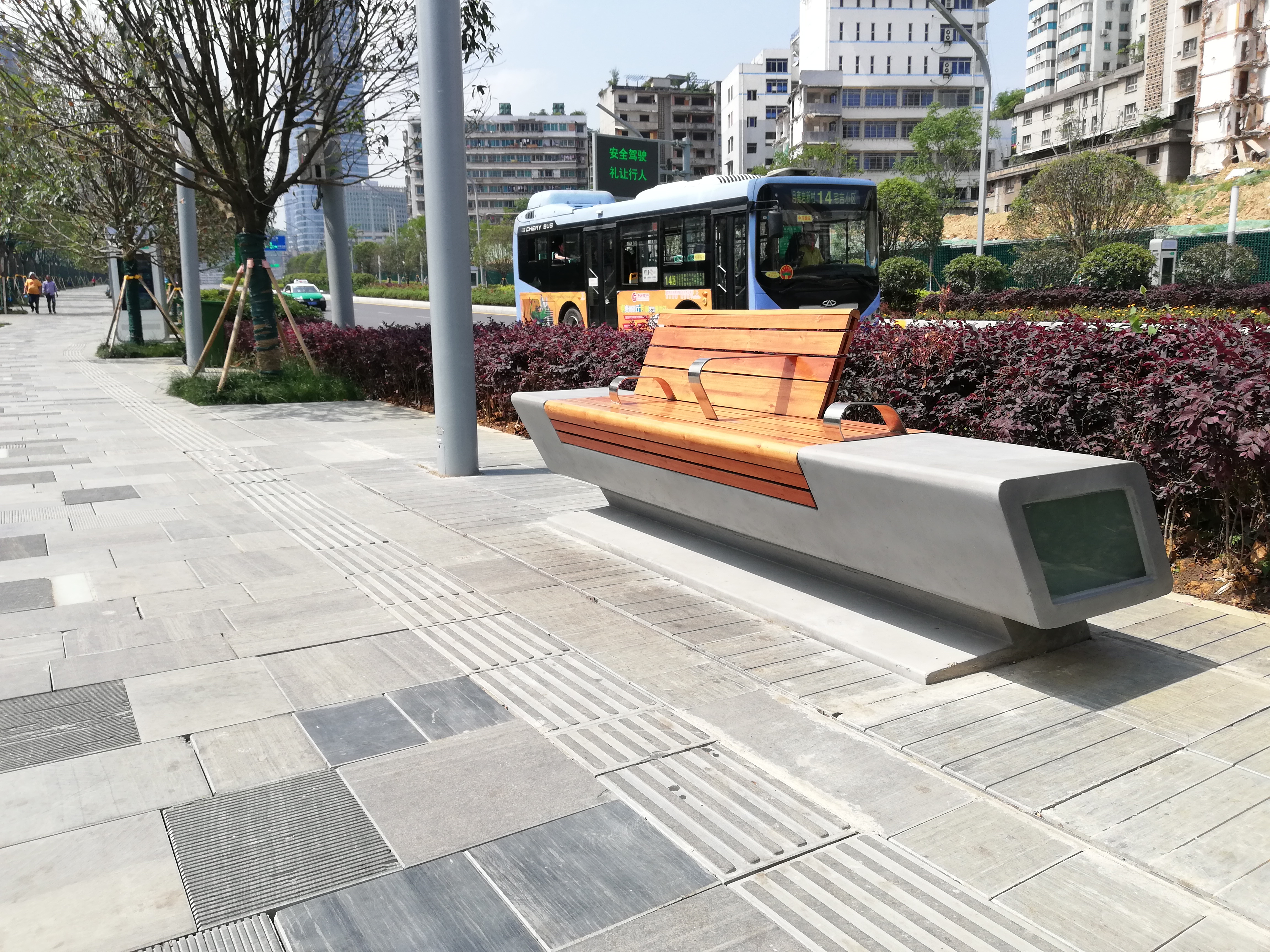 Guizhou Bus Stop Seating project 2